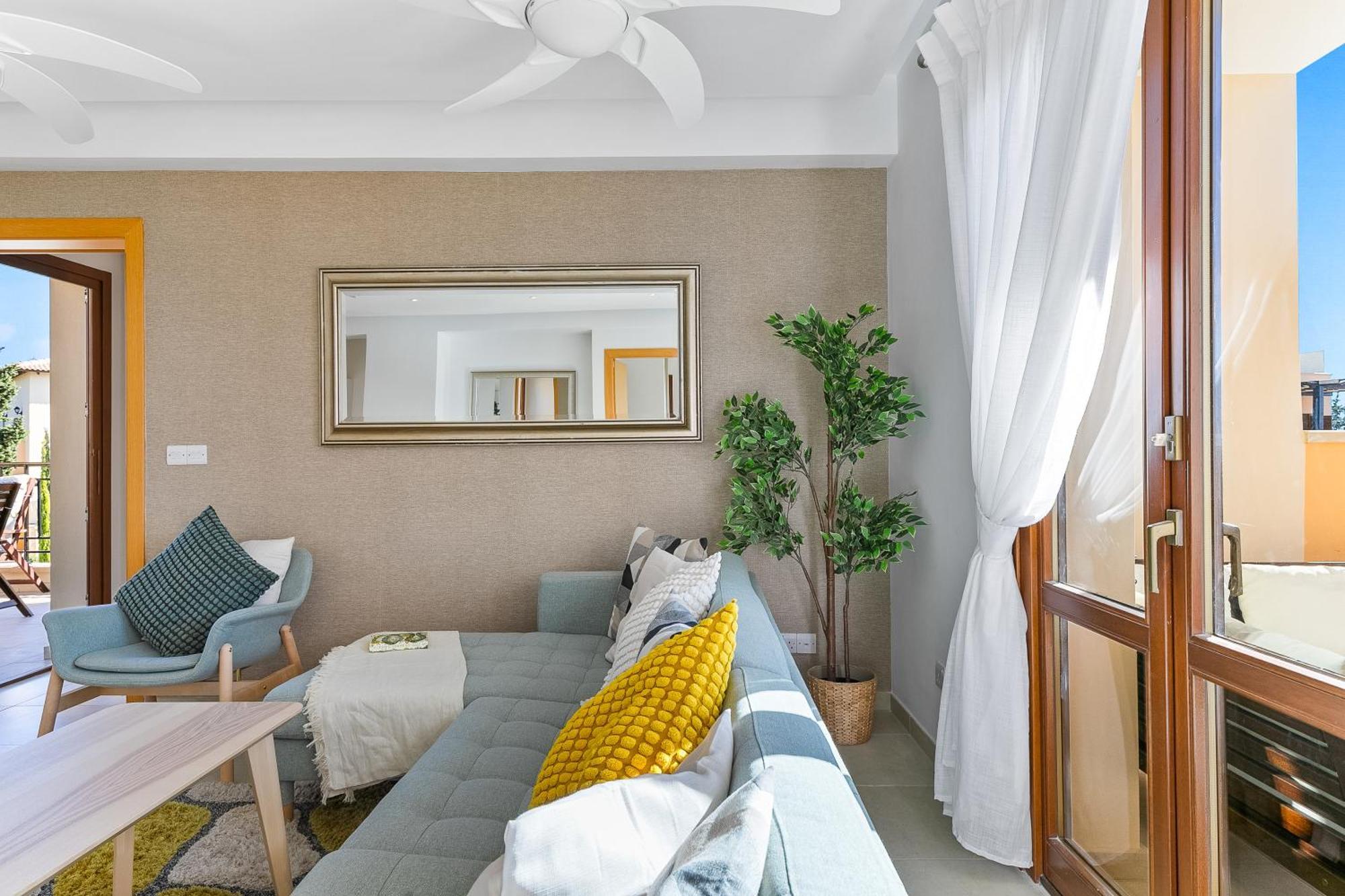 2 Bedroom Apartment Thalassa With Sea And Sunset Views, Aphrodite Hills Resort Куклия Экстерьер фото