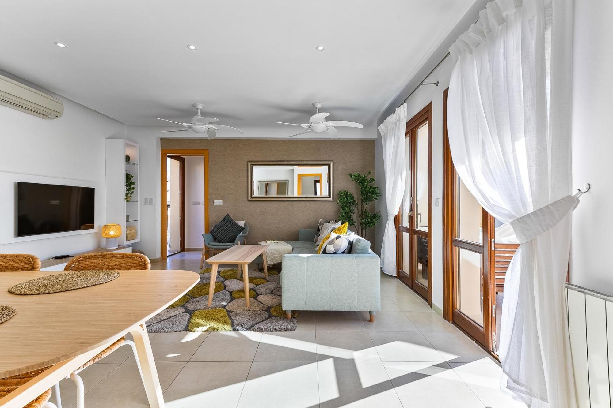 2 Bedroom Apartment Thalassa With Sea And Sunset Views, Aphrodite Hills Resort Куклия Экстерьер фото